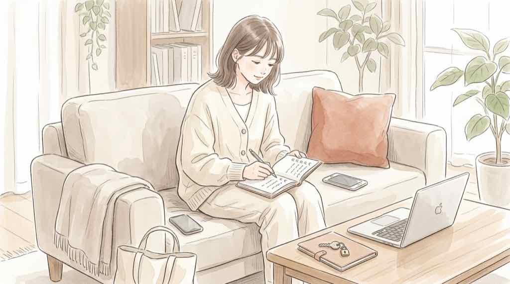 ブックオフ情報漏洩を受けて使い回しパスワードを変更する女性