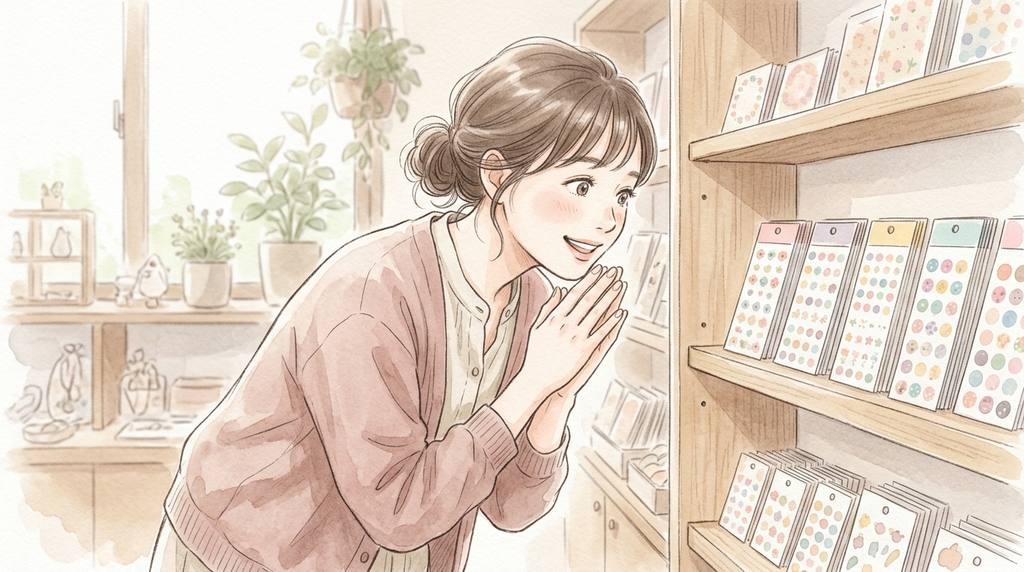 ちいかわボンドロminiはどこで売ってる？販売店と購入方法を調べる女性