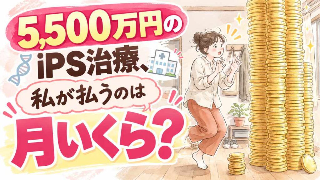 iPS細胞の治療費と保険適用を考える女性のイメージ