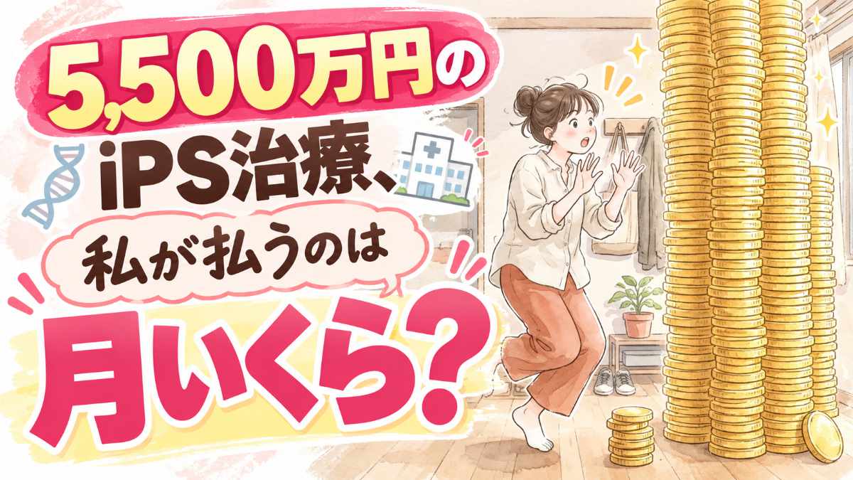 iPS細胞の治療費と保険適用を考える女性のイメージ