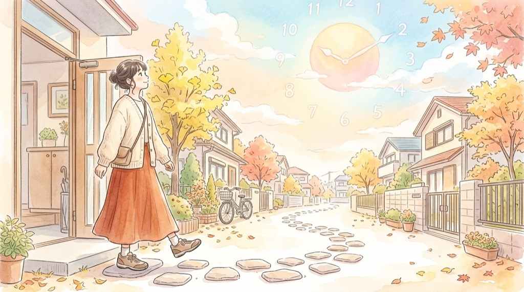 代官山蚤の市2026に何時に行くか時間帯を考える女性