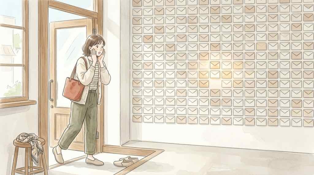 ドコモRCS同意漏れで自分が対象か確かめる人のイメージ