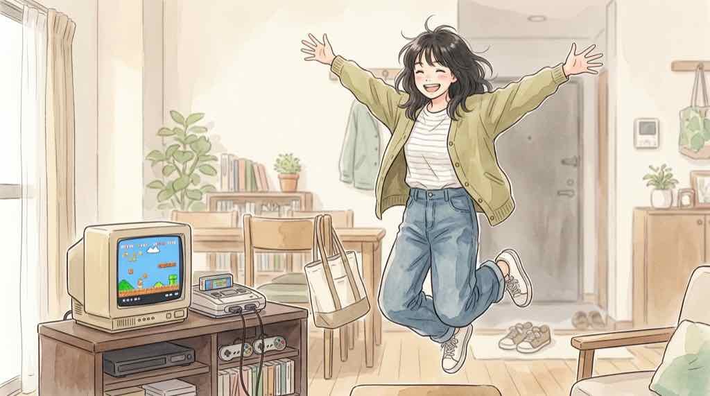 ドナルドのランランルーは今後どうなる?懐かしいレトロゲームと思い出の水彩イラスト