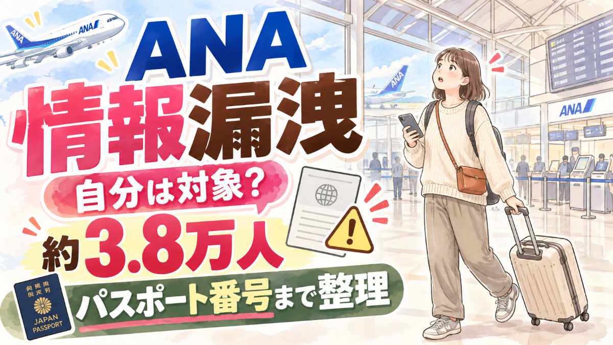 ANA情報漏洩 自分は対象かを確認する女性のイメージ