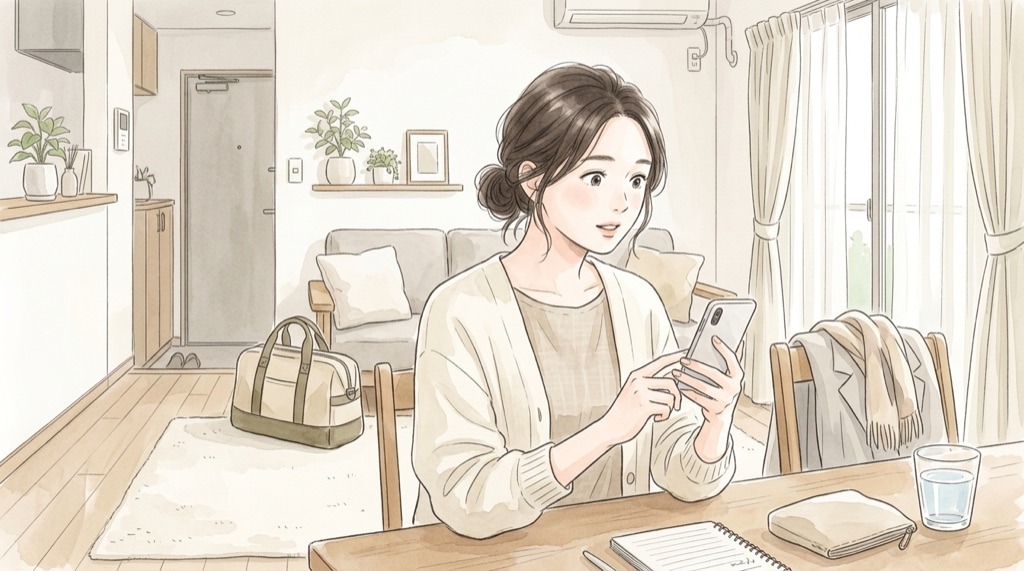 えきねっと 情報漏洩の対象かどうかを確認する女性のイメージ