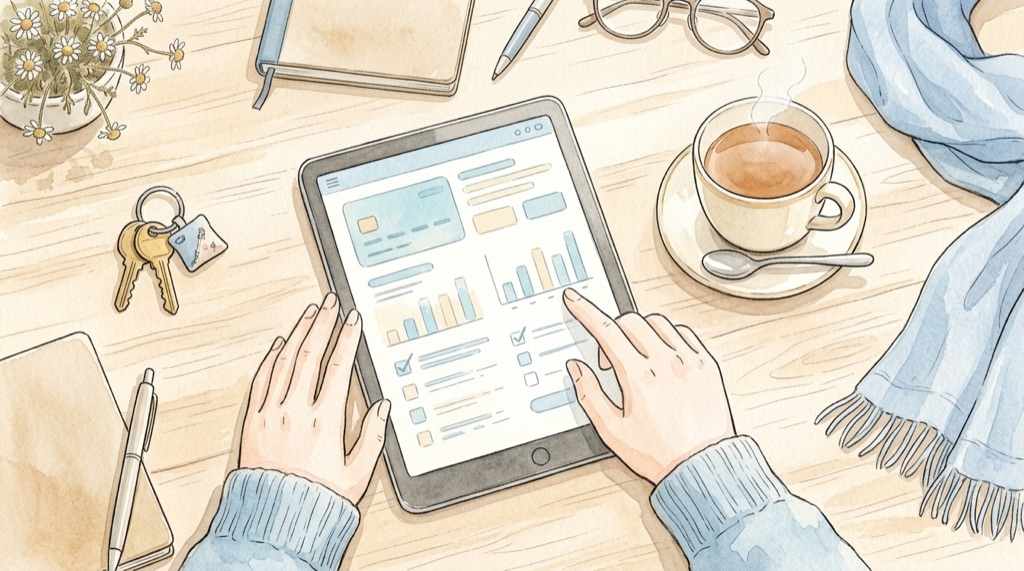 えきねっと 情報漏洩の対象か確認する前に届いた通知を見つめる女性