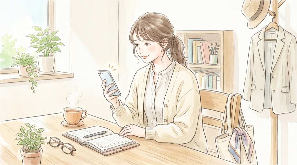 えきねっと クレジットカード明細を落ち着いて確認するイメージ