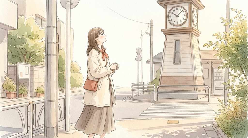 ファミマ キティ 10月30日10時の発売を待つ水彩イラスト