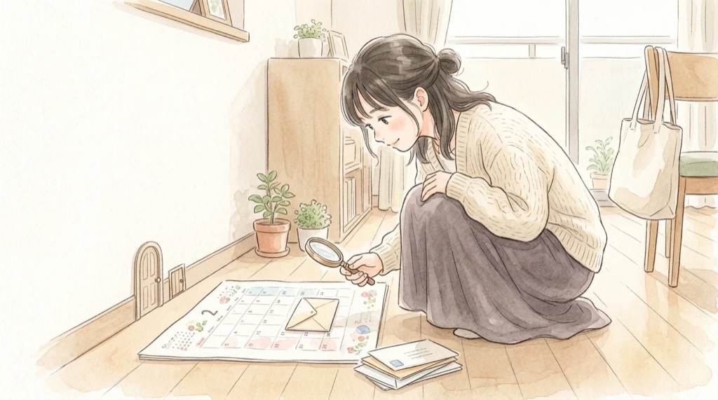Gmail フィッシングが受信トレイに届く仕組みを見つめる様子のイラスト