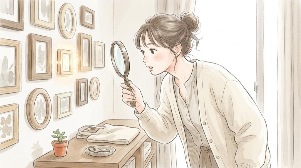 Gyazo情報漏洩で自分は対象かを確認するための女性のイラスト
