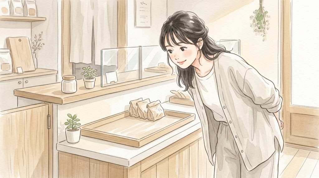 ハッピーセットUSJが売り切れた場合の流れ。店舗ごとに終了となるイメージの水彩イラスト