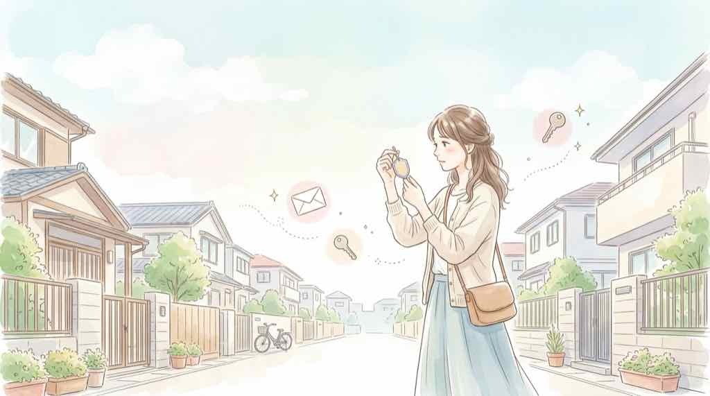 infoQ情報漏洩で自分は対象かを不安に思いスマホで確認する女性のイメージ