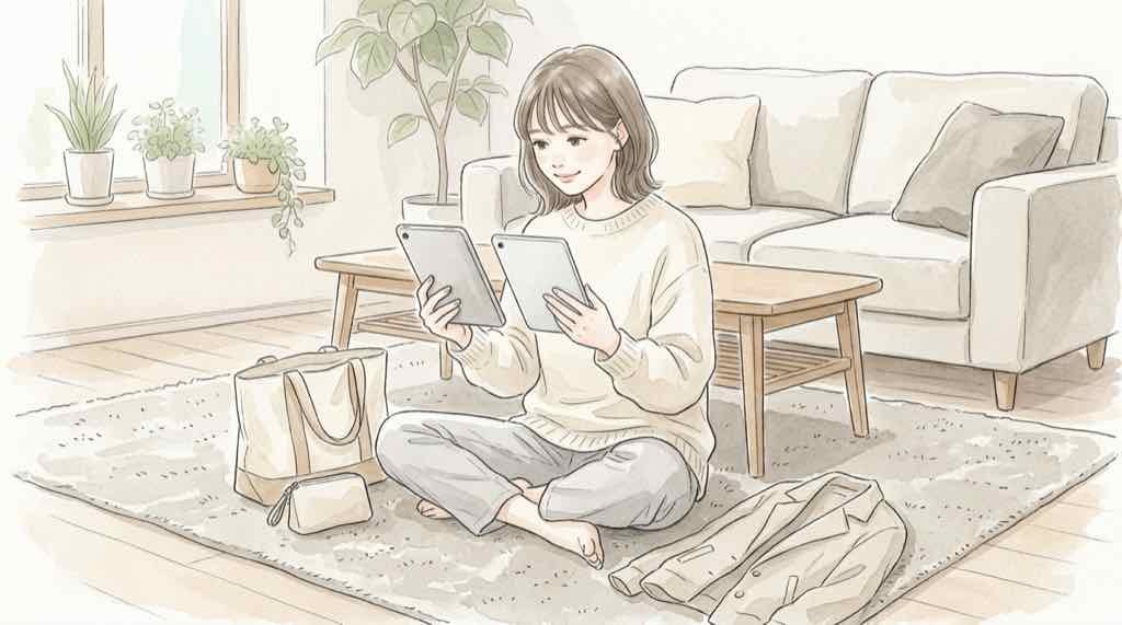 新型iPad mini 旧型比較で見る本体サイズと画面の違いを並べたイメージ