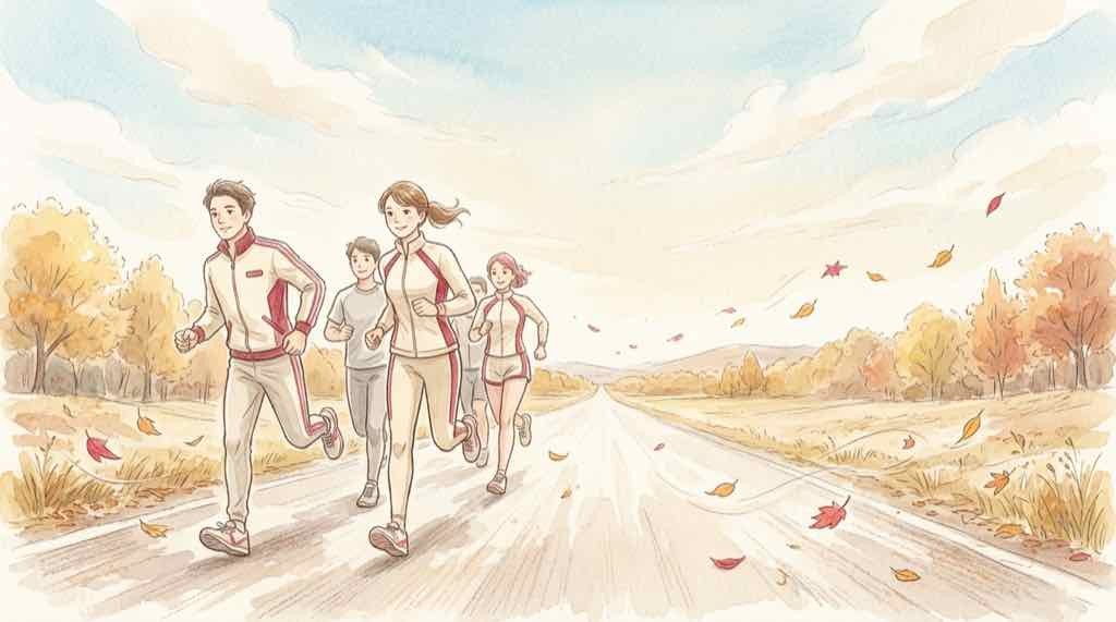 出雲駅伝2026の優勝候補として注目の早稲田大学、スピードあふれる走りの様子