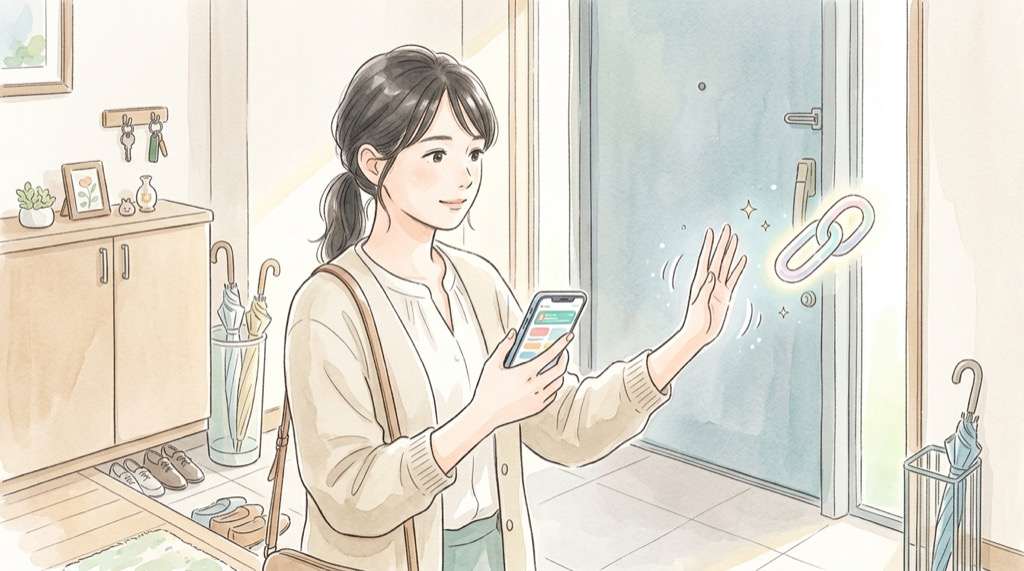 ローソンから情報漏洩メールが届いたら今すぐやること、スマホで公式アプリを開く場面