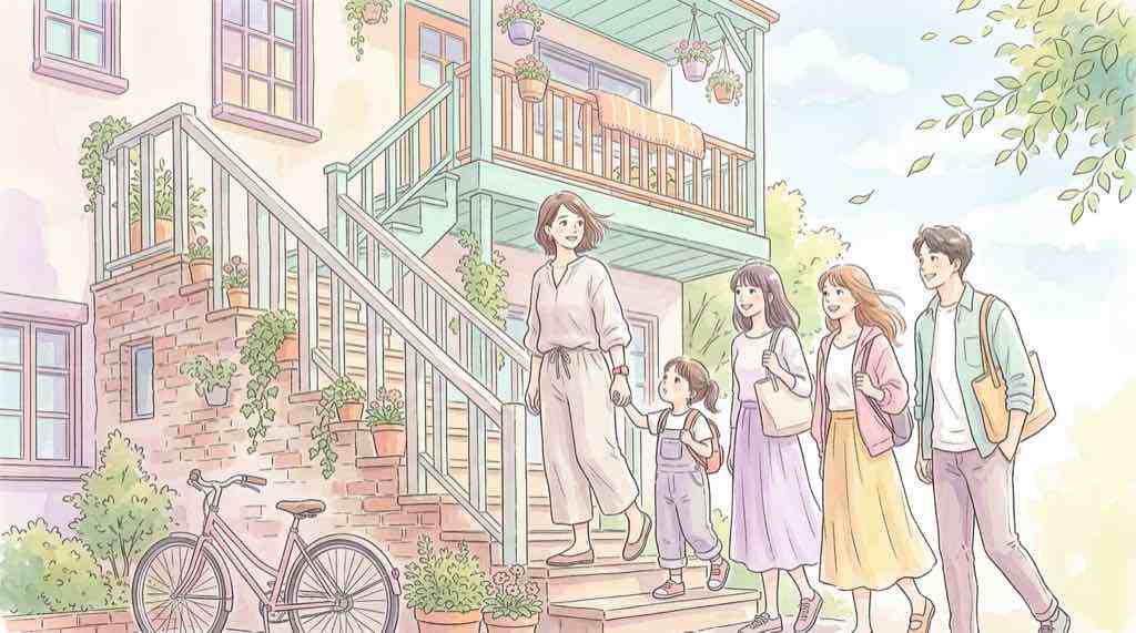 メロジョイ原宿の同伴者ルール|2階は1グループ最大5名まで見学できる図解