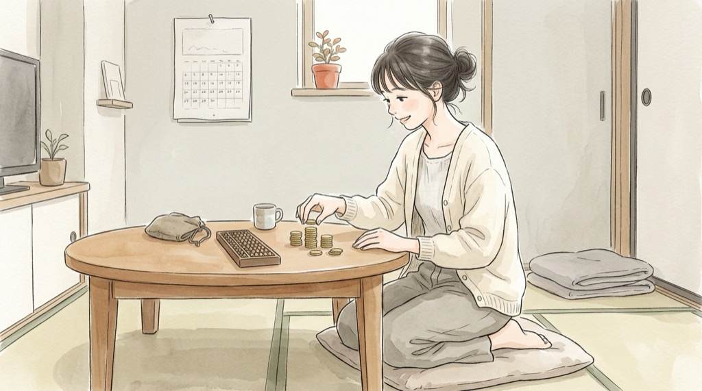 ミライマで稼げる?5,500ポイントまでの道のりを計算するちこのイラスト