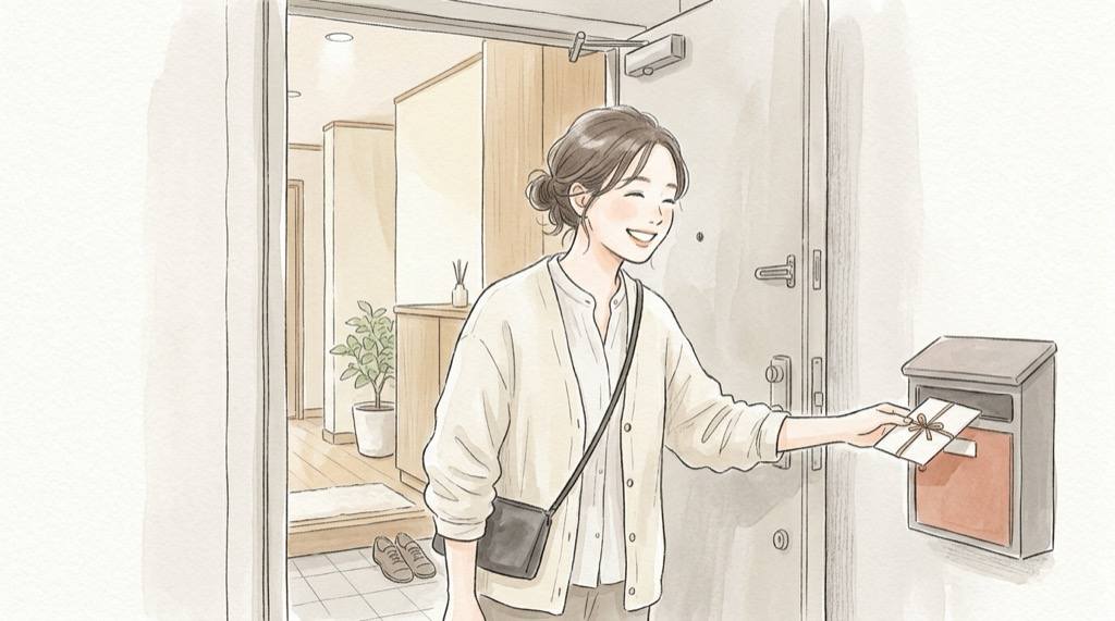 ミライマのポイント交換|ギフト券を受け取る流れをイメージしたイラスト