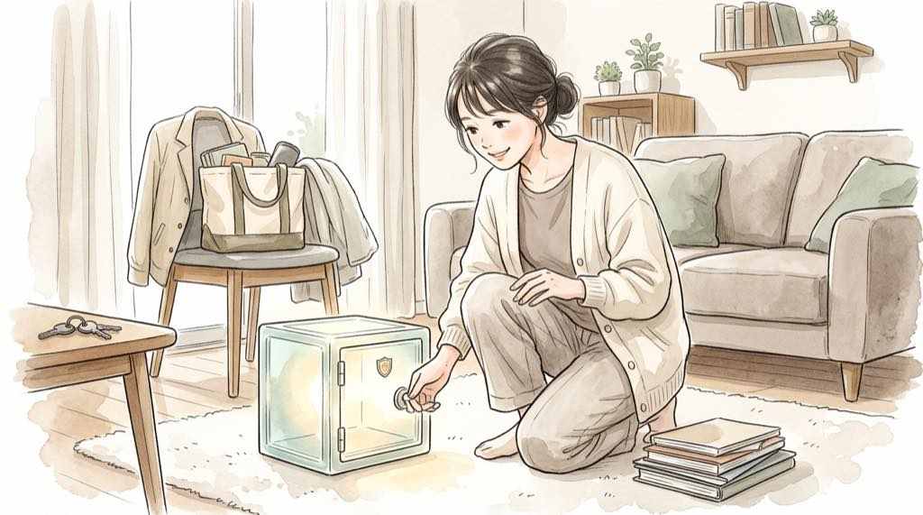 マネックス証券 既存口座の取引と個人情報への影響を確認するイラスト