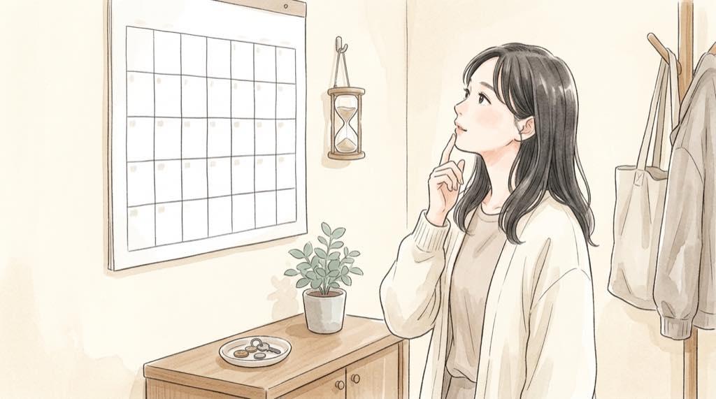 マネックス証券 口座開設の再開時期と他社事例を比べて考える女性のイラスト