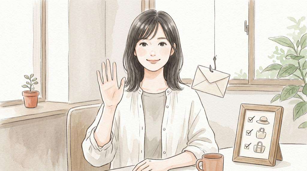 マネックス証券 口座開設停止中に状況別の対応を確認する女性のイラスト