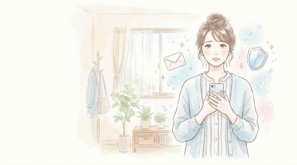 MrMax情報漏洩、自分は対象かクレカは大丈夫かを不安そうに確認する女性のイメージ