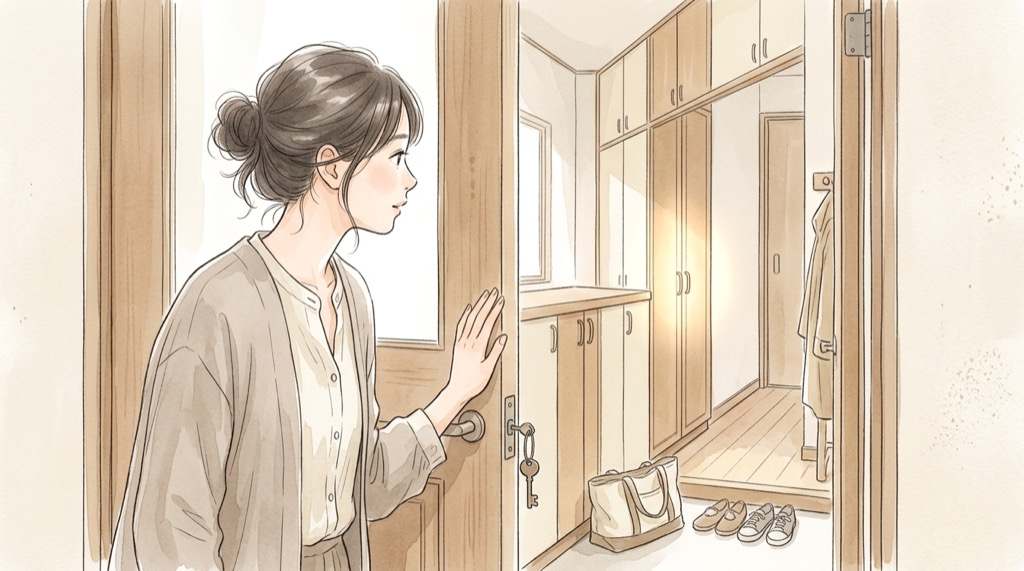 NEC情報漏えいの対象者かどうかを確認する手順を考える女性