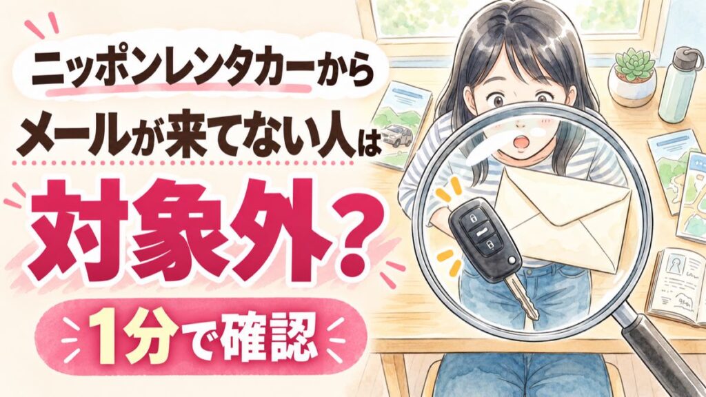 ニッポンレンタカー情報漏洩の対象かを確認する女性、免許証とカード下4桁を気にする様子
