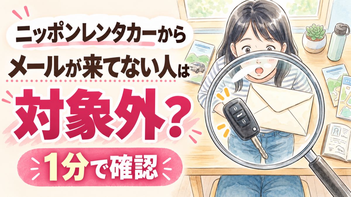 ニッポンレンタカー情報漏洩の対象かを確認する女性、免許証とカード下4桁を気にする様子