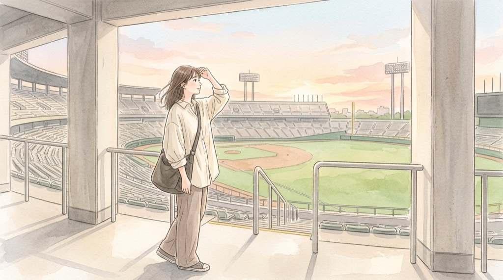 日本シリーズ2026の先発投手とスタメンを予想するノートを広げる女性
