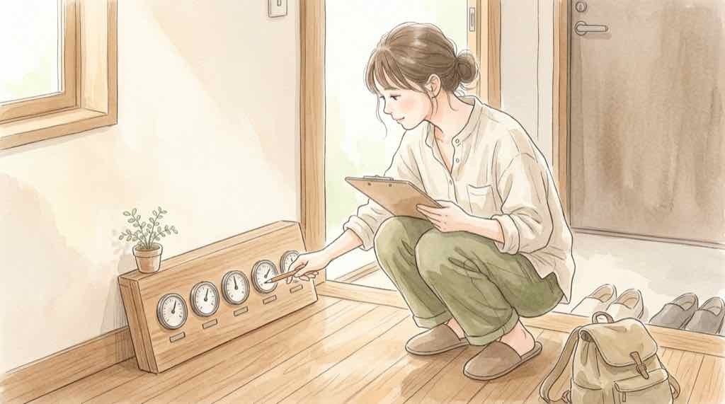 NISA投資家が確認したい5つの指標をチェックするイメージ