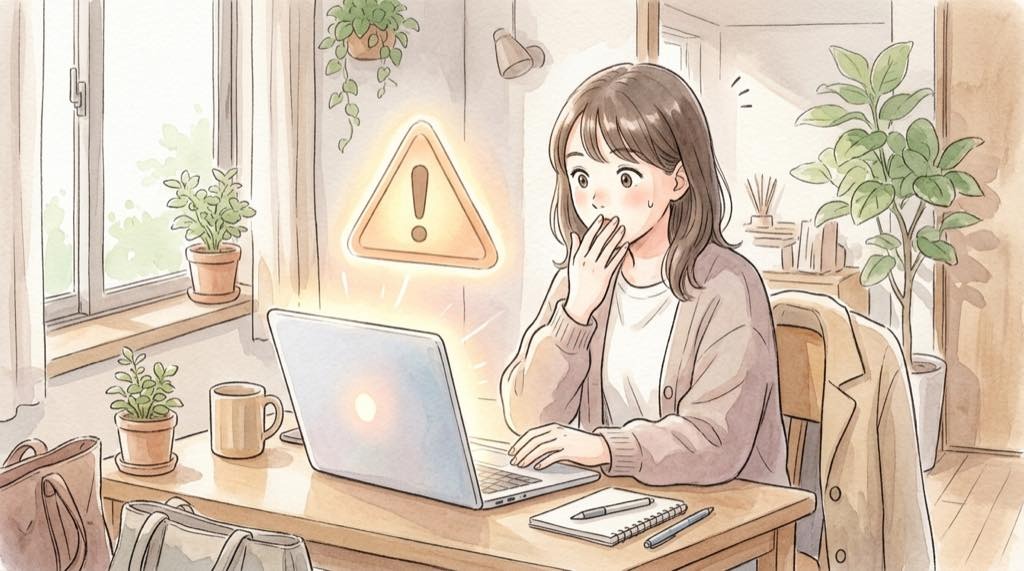 PHP 脆弱性 WordPress ブログ運営者が確認すべきポイントを表す水彩イラスト