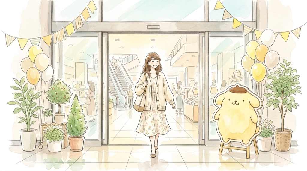ポムポムプリン サイン会 2026 京急百貨店で開催される30周年のデザイナーサイン会
