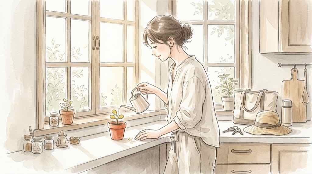 ポイントがいつ付くかをカレンダーで確認する女性のイメージ