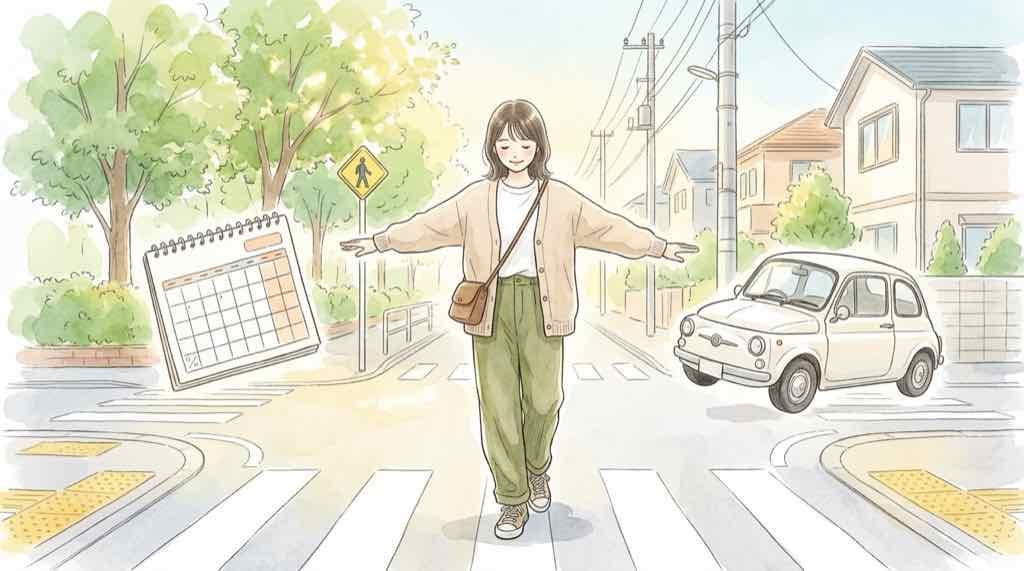 買うか待つかを考える女性のイメージ