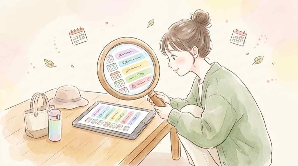 楽天会員の自分は対象かを不安そうに確認する女性
