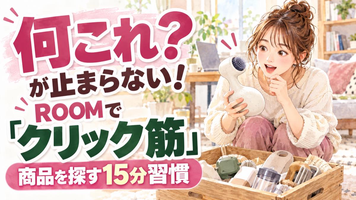 楽天ROOM 商品 探し方｜クリック筋の商品を探して投稿するちこ