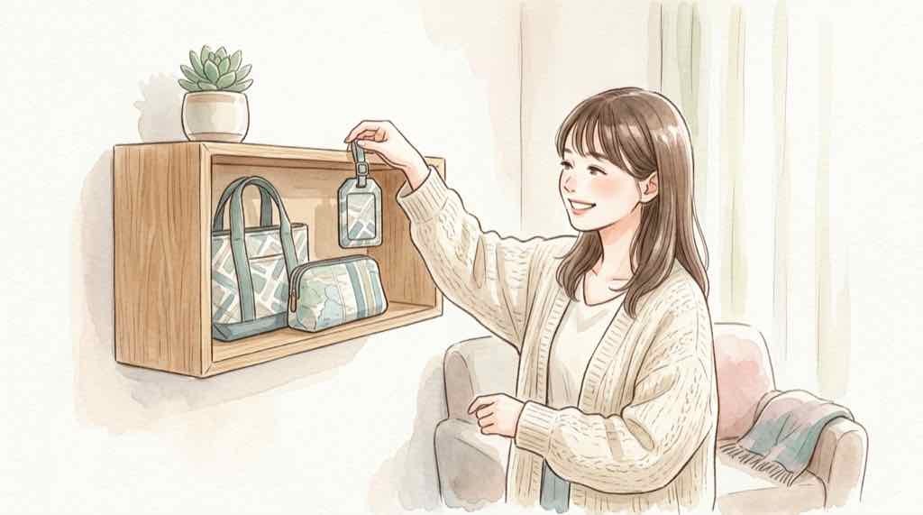 楽天ROOM フォロワーが少なくても売れる、テーマを絞った棚のイラスト