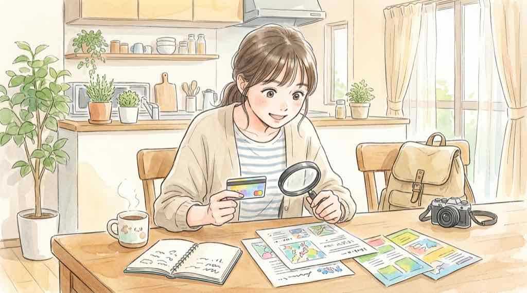 楽天トラベル不正アクセス後にクレジットカード利用明細を確認する女性