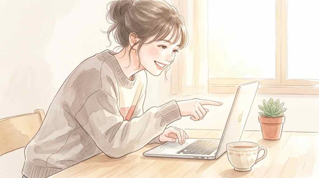 サンリオ Etoile et Griotte 予約を12時に待つ女性が公式ページを開く様子