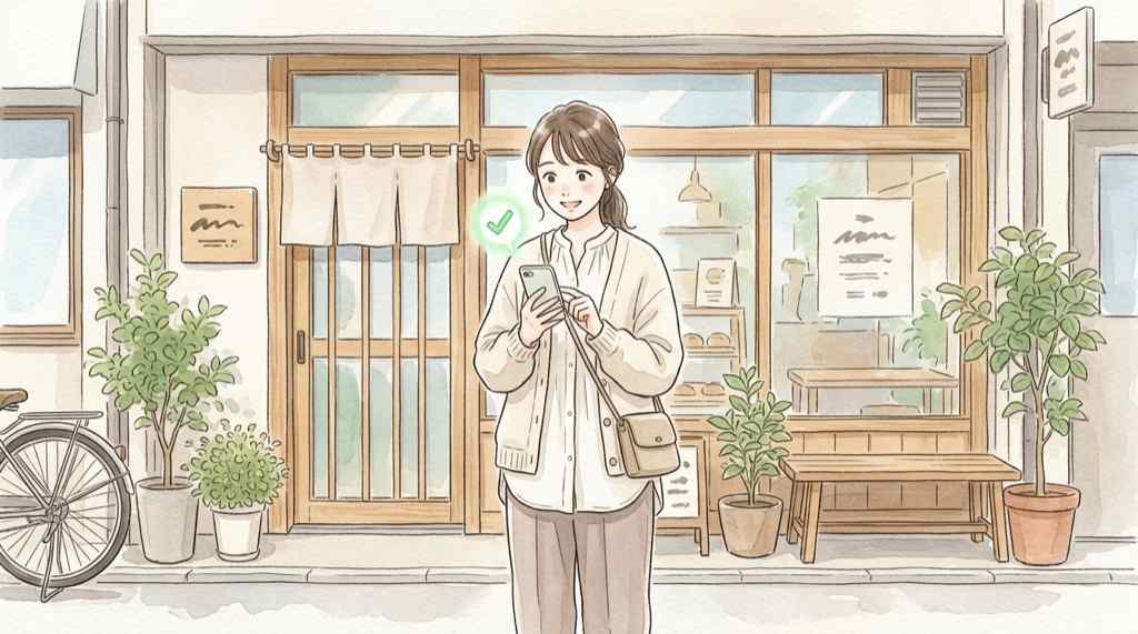 セブンのアプリで在庫を確認する方法を調べる水彩イメージ