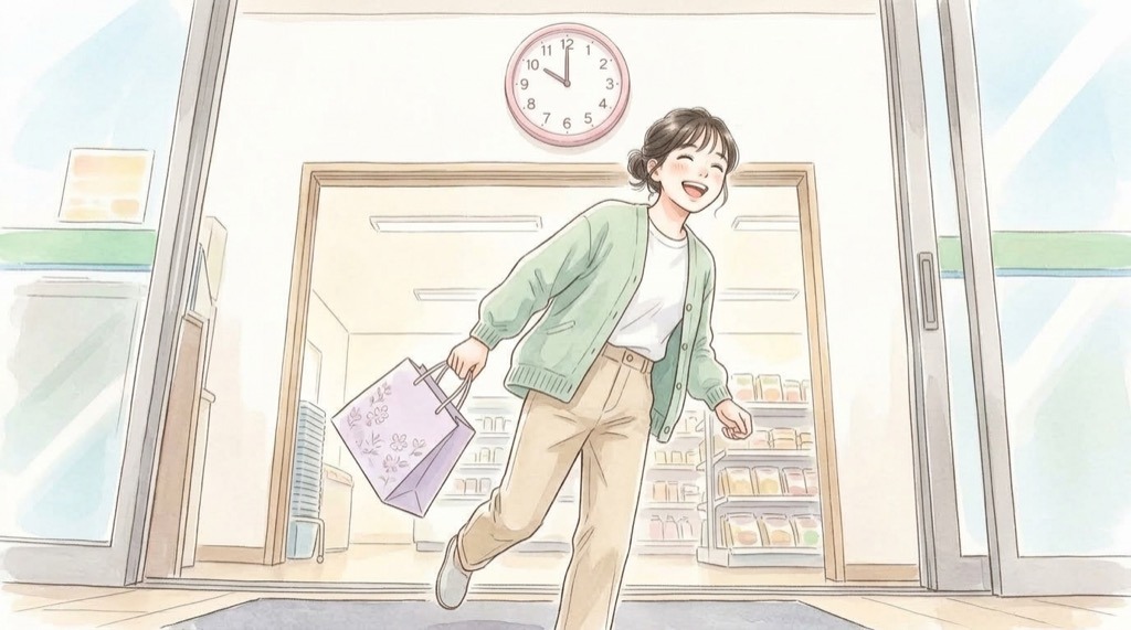 セブン×サンリオ2026の景品、セブンのレジ横で選ぶジッパーバッグ