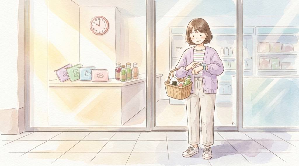 セブン×サンリオ2026の開始は10時、店頭に並ぶオリジナルジッパーバッグ