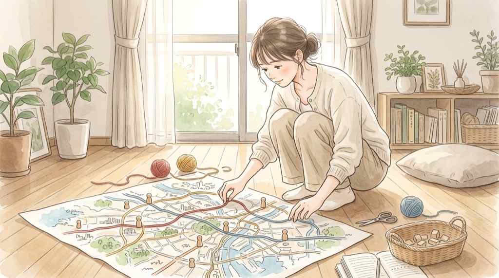 新富町出口の代替出口を方向別に整理した首都高の案内図のイメージ