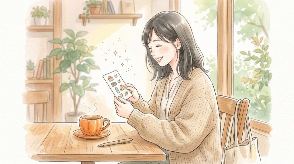 SPOOKY PUMPKIN 2026の30秒まとめを確認して開催概要をつかむ女性