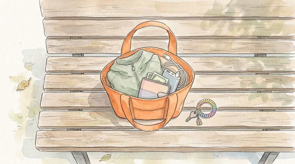SPOOKY PUMPKINの持ち物は現金と身分証とモバイルバッテリー