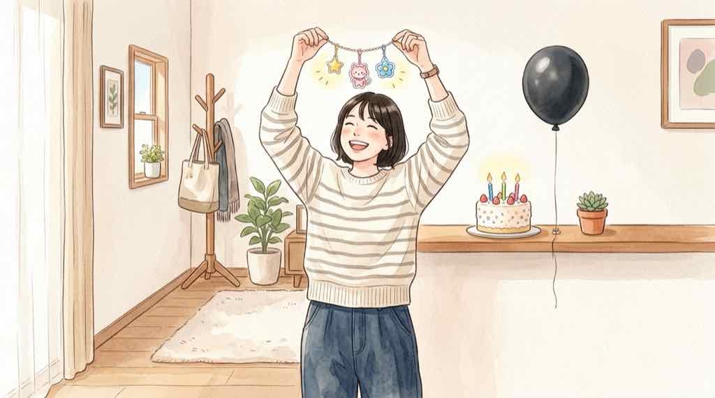 クロミ 誕生日 田所商店 10月29日からの特別企画をイメージした女性のイラスト