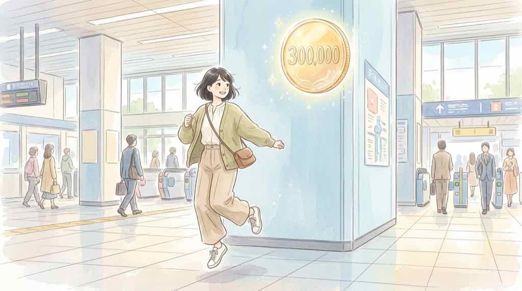 teppayいつから？10月20日開始予定のSuica新コード決済を駅で確認する様子