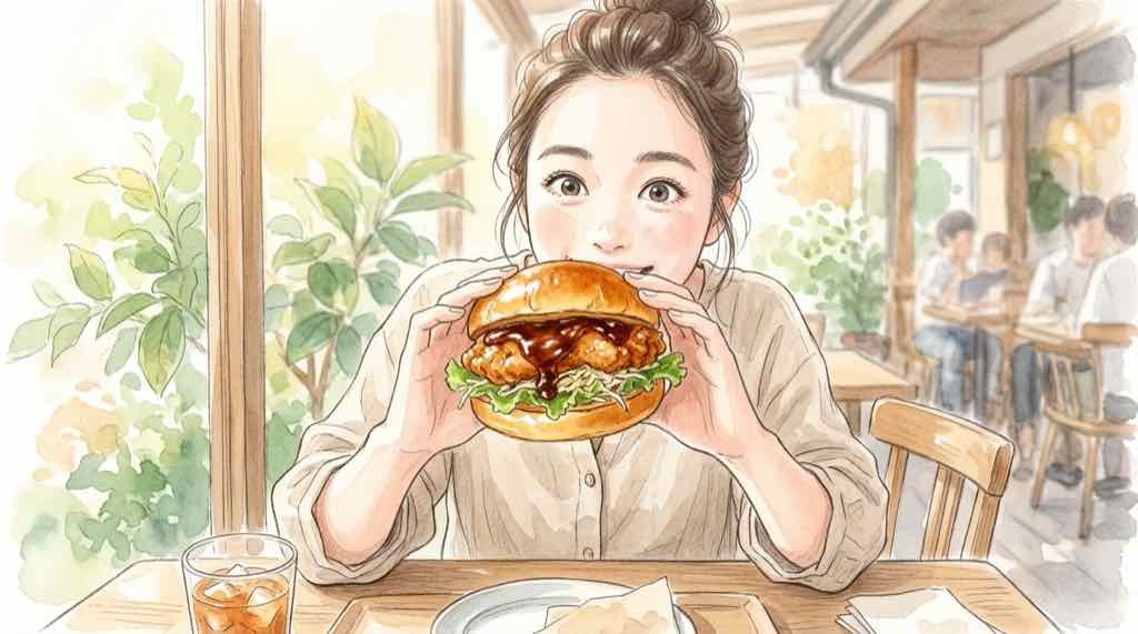 てりやきチキンジューシーマックの違いを紹介する、新レギュラーのチキンバーガー