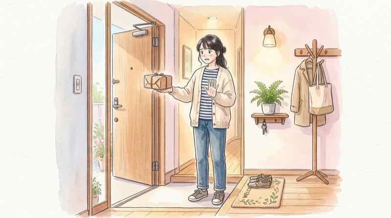 免許証の再発行で変わること変わらないことを確認する女性のイラスト